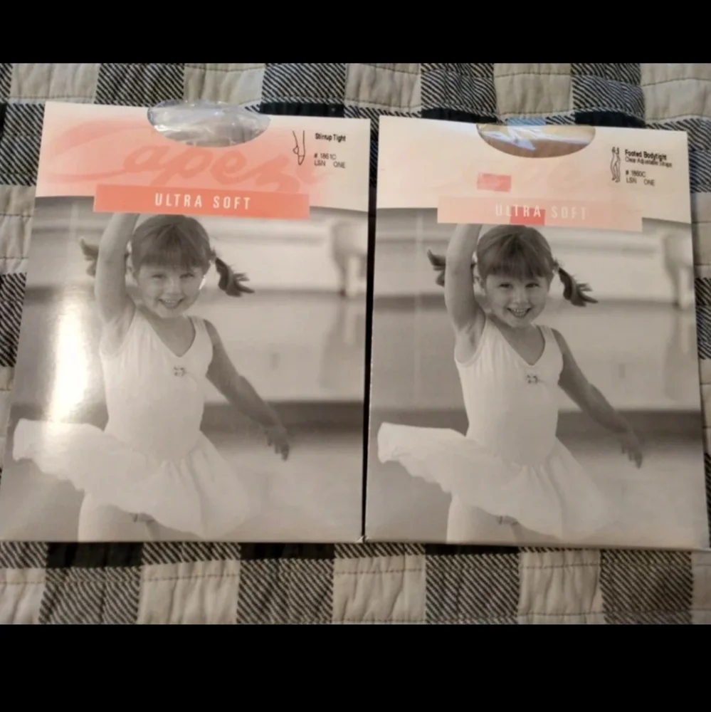 TWO! new Capezio Dancewear Nude Girls S Tights
